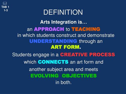 definition for arts integration